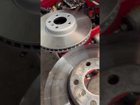 BMW 7 series replacing front disc and pad