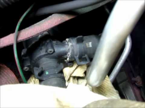 Dodge Durango 4.7 coolant, thermostat, and auxiliary water pump replacement.