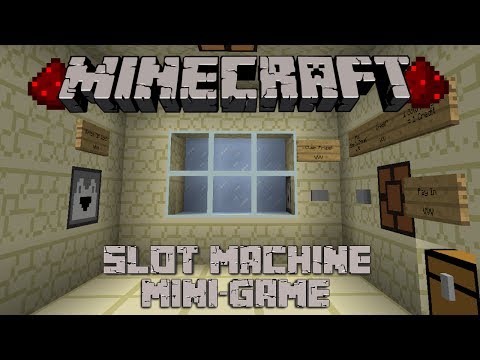 Minecraft Redstone Mini-Games - Simple Slot Machine!
