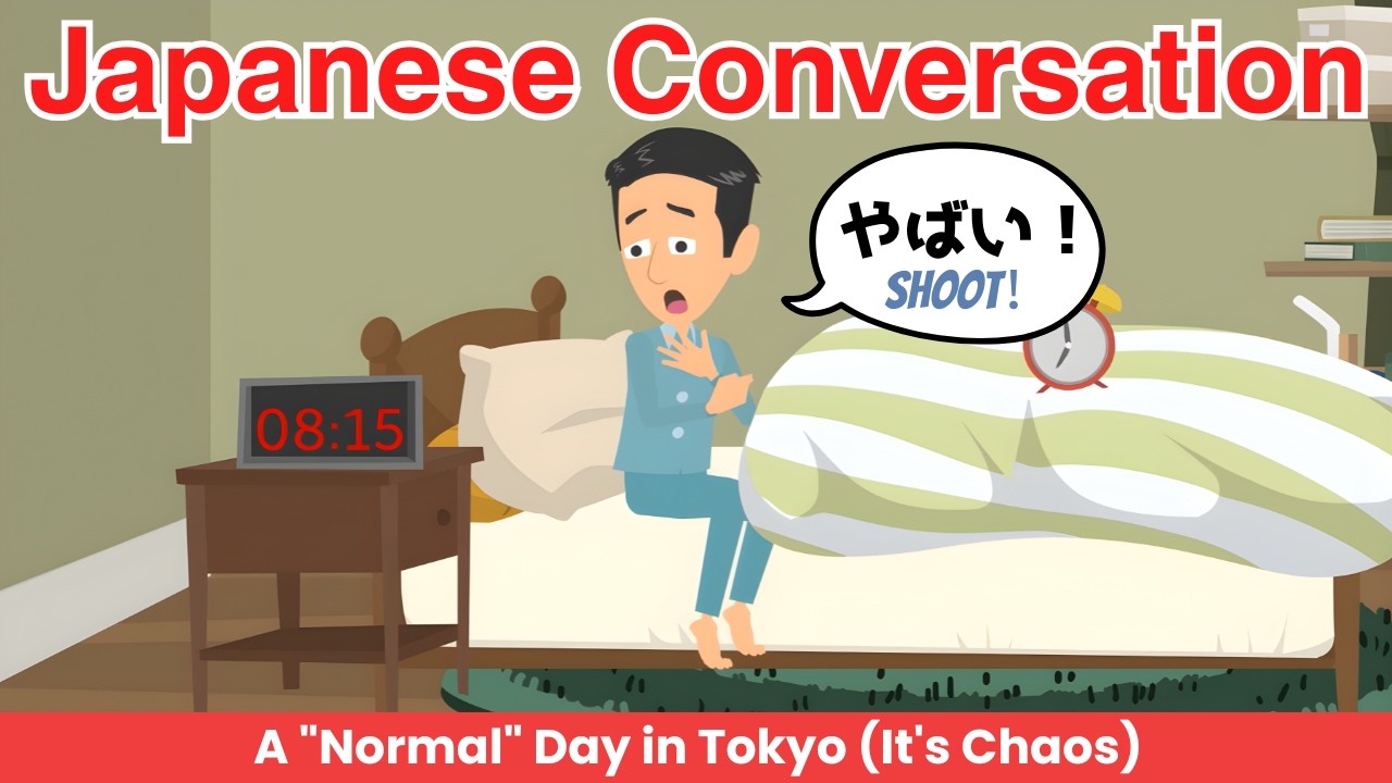 Japanese Conversation | A "Normal" Day in Tokyo (It's Chaos)
