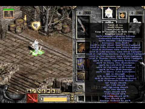 Diablo 2 LOD uber tristram w/ hacked character