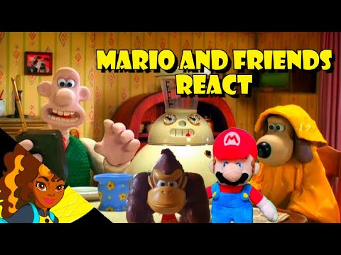 Mario and Friends React to Wallace and Gromit Cracking Contraptions - The Autochef
