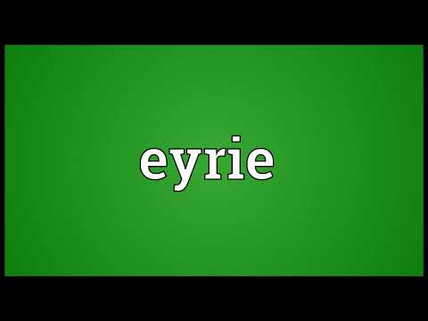 Eyrie Meaning