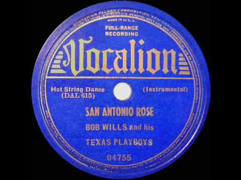 1939 HITS ARCHIVE: San Antonio Rose - Bob Wills (original instrumental version)