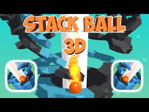 Stack Ball 3D - Gameplay - First Levels 1 - 20 (iOS - Android) - YouTube
