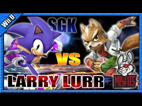 SuperGirlKels (Sonic) Vs. Larry Lurr (Fox) - Smash 4 Training Challenges