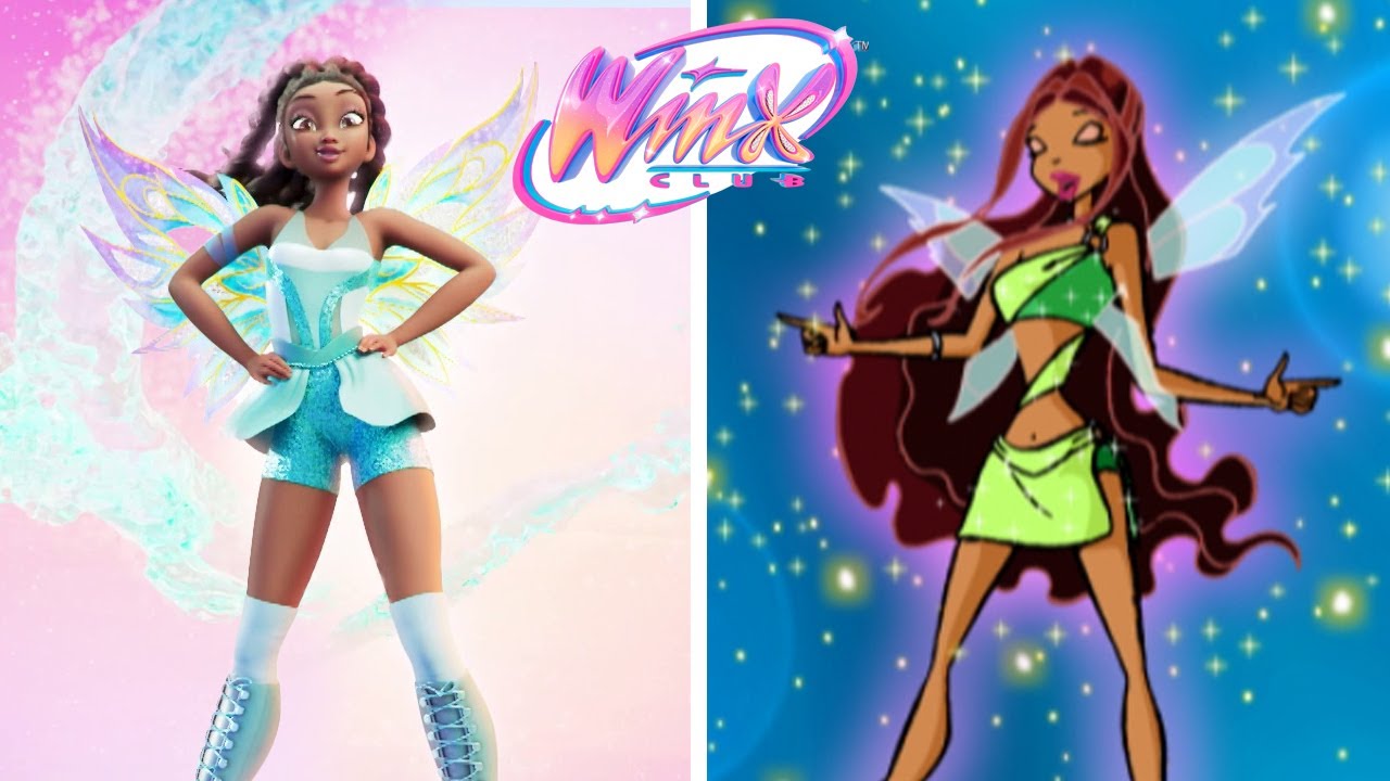 Aisha's Transformation: original Season 2 vs. Reboot Side-by-Side | Winx Club Official