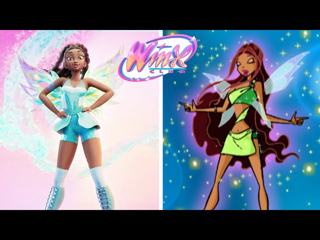Aisha's Transformation: original Season 2 vs. Reboot Side-by-Side | Winx Club Official