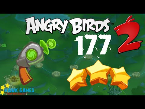 Angry Birds 2 - 3 Stars Walkthrough Level 177 [4K 60FPS]