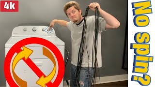 Whirlpool Dryer Not Spinning? How to Replace a Broken Belt if Drum Is Not Tumbling | Kenmore Amana