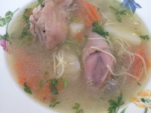 How to make Hen soup, Sopa de gallina