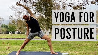 Yoga for Flexibility & Posture with Antranik (30min class, All Levels, Beginner to Intermediate)