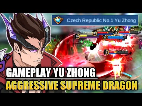 SUPREME 1 DRAGON!! GAMEPLAY YU ZHONG SIDELANE | Build Top 1 Global Yu Zhong - Mobile Legends