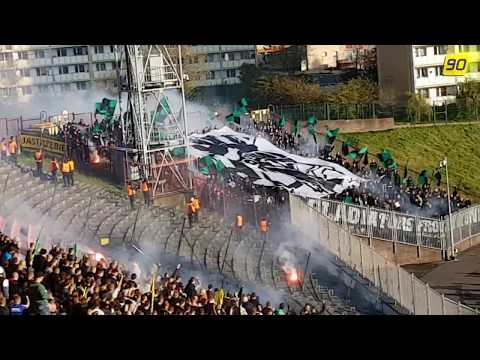 GKS Jastrzębie vs ROW Rybnik (2:1) - burdy na stadionie
