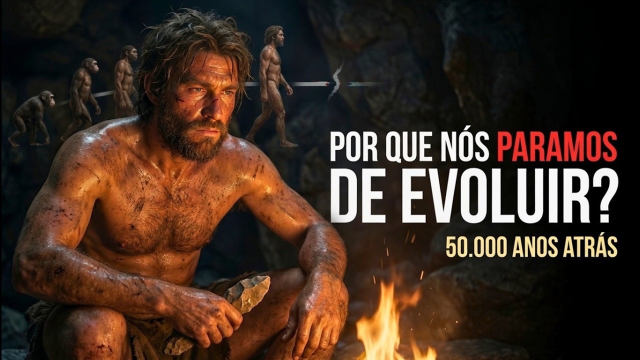 Por que os Humanos PARARAM de Evoluir há 50.000 Anos | História para Dormir
