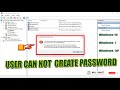 The Following Error Occurred Attempting To Set The Password For User Error Solve