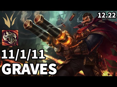 Graves Jungle vs Hecarim - EUW Grandmaster | Patch 12.22