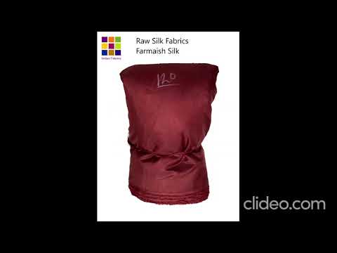 44-45 Poly Raw Silk Fabric, For Garments