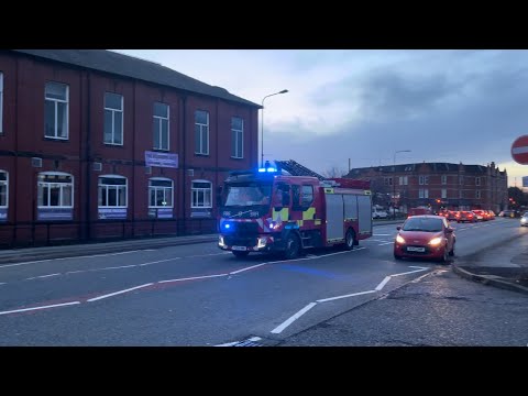Greater Manchester Fire & Rescue - Leigh’s Pump responding