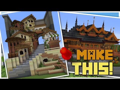 Minecraft: Structure Building Techniques! | A Build A Day Challenge - Week 3
