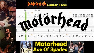 Ace Of Spades - Motorhead - Guitar + Bass TABS Lesson