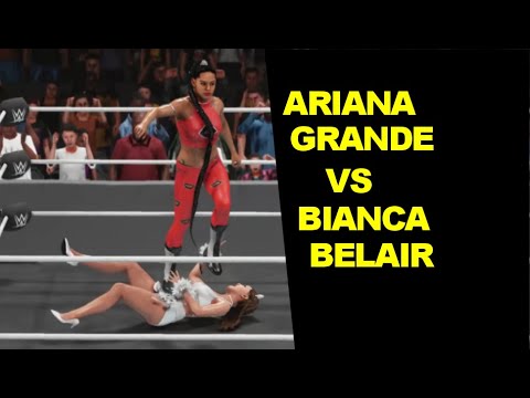 WWE 2K19 Ariana Grande vs Bianca Belair - Knockout Match