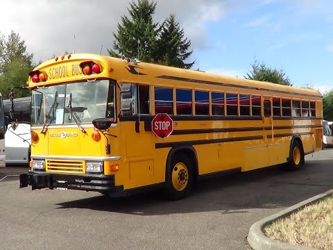 Northwest Bus Sales Used 1992 Blue Bird All American Rear Engine 81 Passenger School Bus B48741