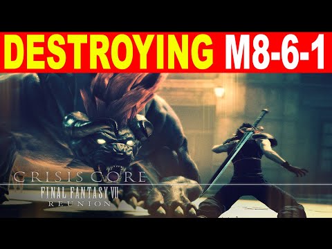 Crisis Core Final Fantasy 7 Reunion M8-6-1 Mover Re B Boss Get Tri-Fire Unlock Reward Treasure Map