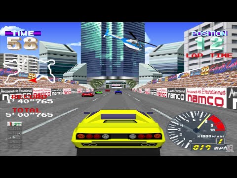 Ridge Racer Revolution - PS1 Gameplay (4K60fps)