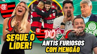 Renata Fan ACERTA PALPITE e IMPRENSA DEBATE POLÊMICAS de FLAMENGO 1x0 FLU Mengão LÍDER | Jogo Aberto