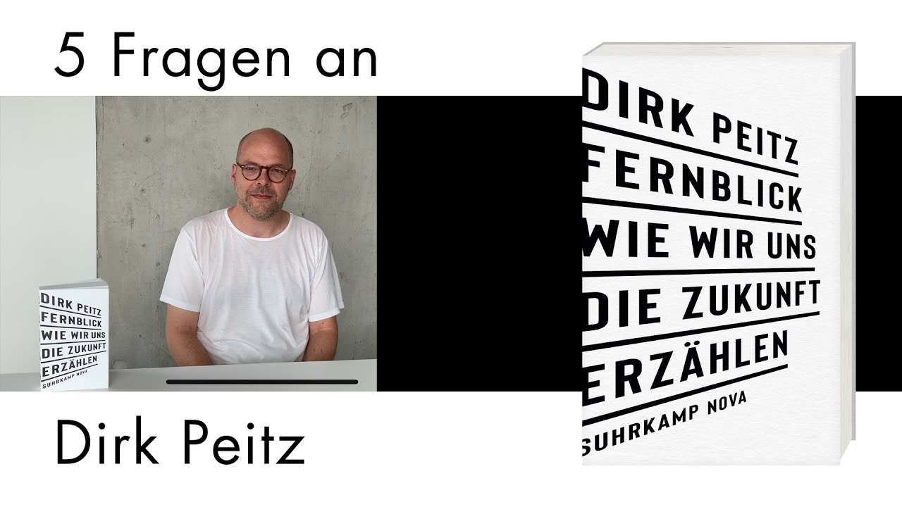 Dirk Peitz spricht über sein Buch Fernblick. Video auf suhrkamp.de