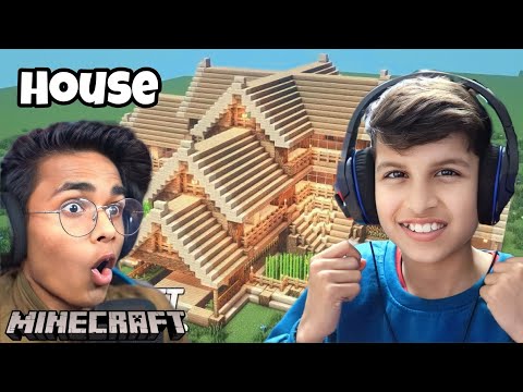 BUILDING A HOUSE WITH @imbixu IN MINECRAFT😍