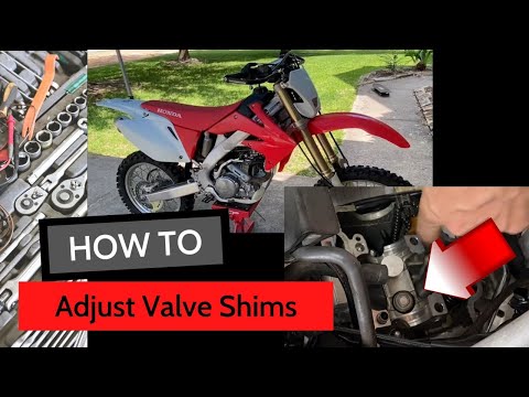 2004-2021 Honda CRF 250 or 450 Valve Shim Adjustment | DIY Repair