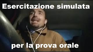 La prova orale nei concorsi pubblici: istruzioni ed esempi (15/01/2020)