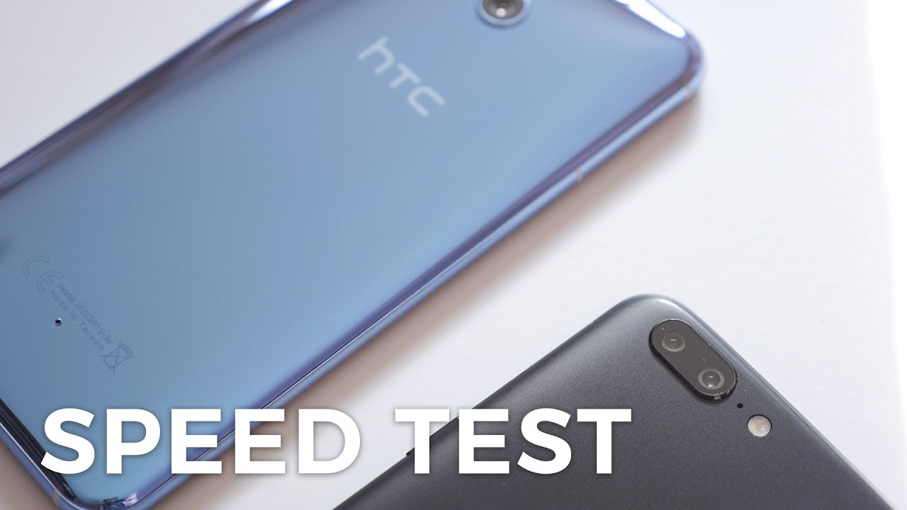OnePlus 5 versus HTC U11 speed test