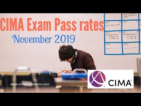 CIMA November 2019 Pass rates for OTQ and case study exams (2020)