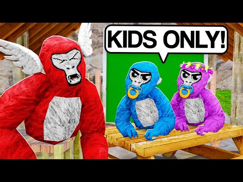 I Snuck Into KIDS ONLY Gorilla Tag Clan!!