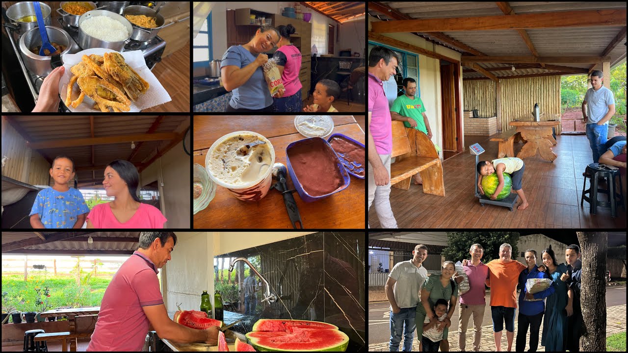 O DIA FOI ESPECIAL NA ROÇA COM NOSSOS AMIGOS|DOMINGÃO CHEIO DE MUITA FARTURA🙏🏼DIA DELES IR EMBORA 🥲