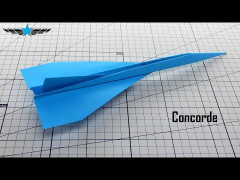 Supersonic Origami - Crafting a Paper Concorde