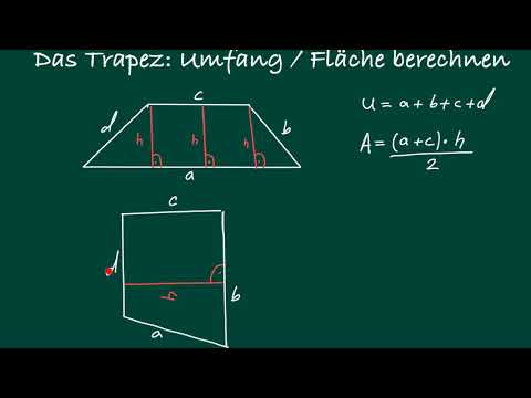 Das Trapez: Umfang und Fläche berechnen