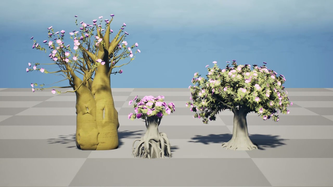 Alberi di Kudu arabi s Modello 3D