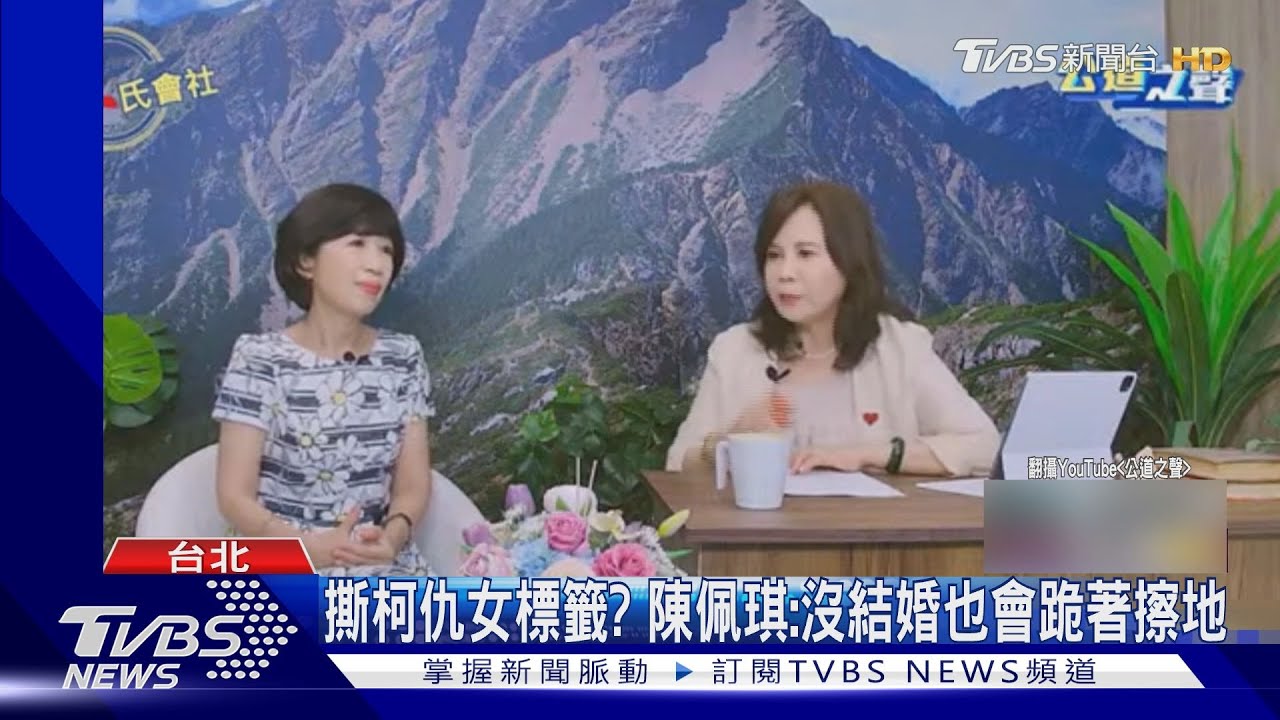 撕柯文哲仇女標籤?陳佩琪:沒結婚也會跪著擦地