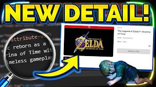 New Website Discovery Hints at Ocarina of Time Remake Details