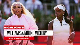 Download lagu Williams & Mboko ON FIRE 🔥| Serena Williams & Victoria Mboko Doubles Highlights | HSBC Championships mp3