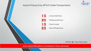 Toronto Pearson Airport Pickup & DropOff Town Car, SUV on Cheap Rates