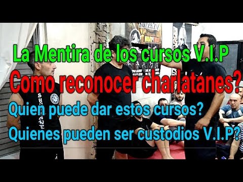 Mentiras y verdades sobre los cursos de custodio V.I.P como no ser por engañado charlatanes?