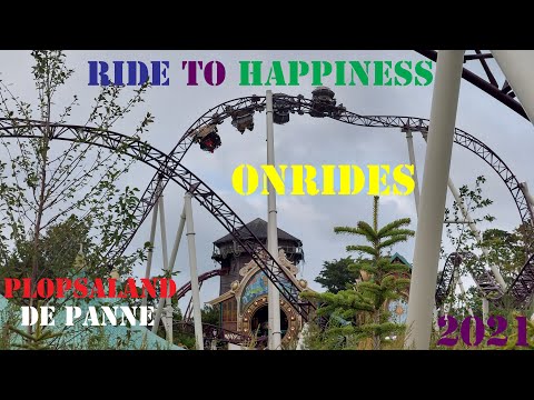 Ride to Happiness  4K POV [Front and back seat] Plopsaland de Panne (2021)
