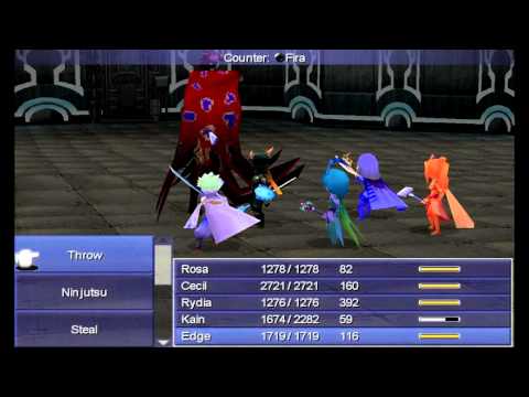 Let's Play Final Fantasy IV 3D #33 - Edge's Rage