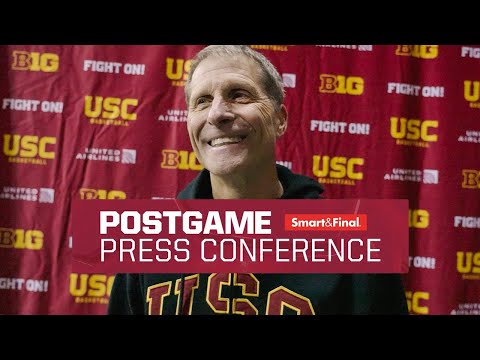 USC Men's Basketball at Wisconsin Postgame Press Conference (1/25/26)