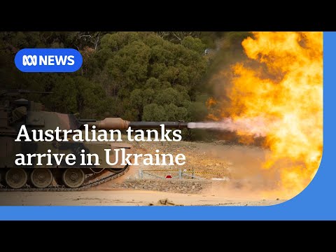 Australia's Abrams tanks arrive in Ukraine after nine-month delay | ABC NEWS